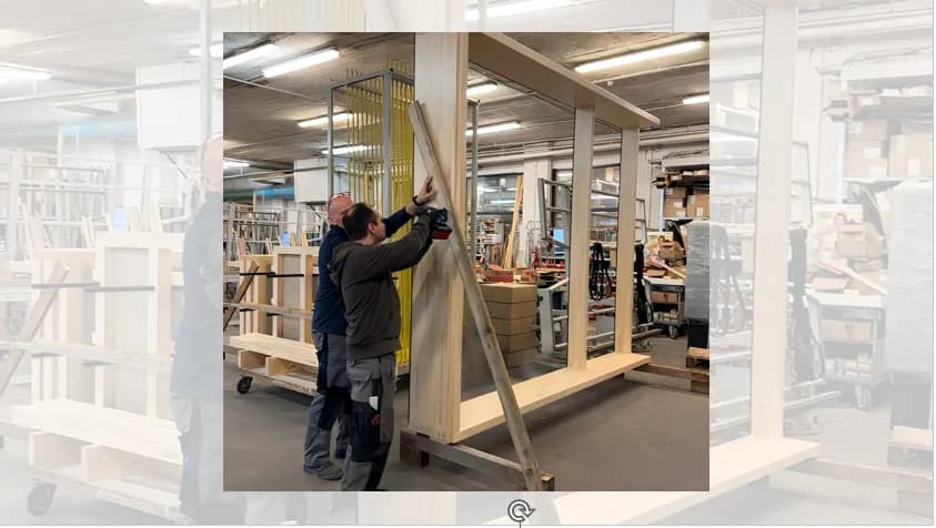 Fertigstellung der Holz-PFR-Anlagen für das Bauvorhaben „Haus des Tourismus" in Stuttgart, Bild 4