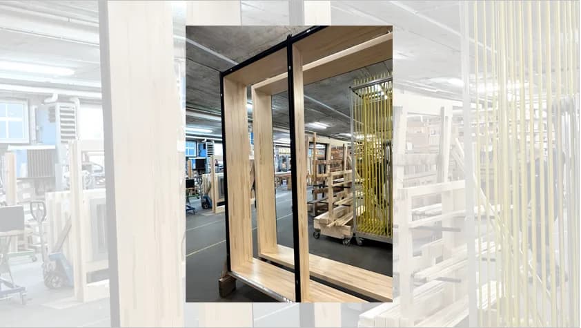 Fertigstellung der Holz-PFR-Anlagen für das Bauvorhaben „Haus des Tourismus" in Stuttgart, Bild 5