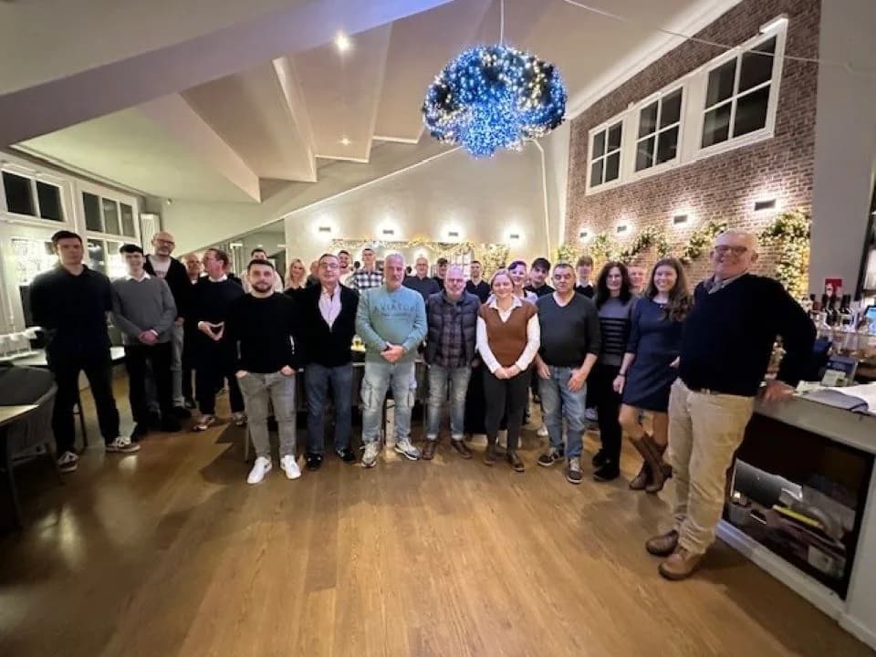 Weihnachtsfeier der KREBBERS-Mannschaft